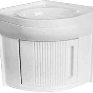 LAVELLO AD ANGOLO CON SOTTOLAVELLO H.51 cm APERTURA PORTA SX -PORTAROTOLO INTEGRATO