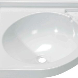 LAVABO AD ANGOLO BIANCO 425X425 mm