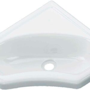 LAVABO ANGOLO MM.345x345 BIANCO
