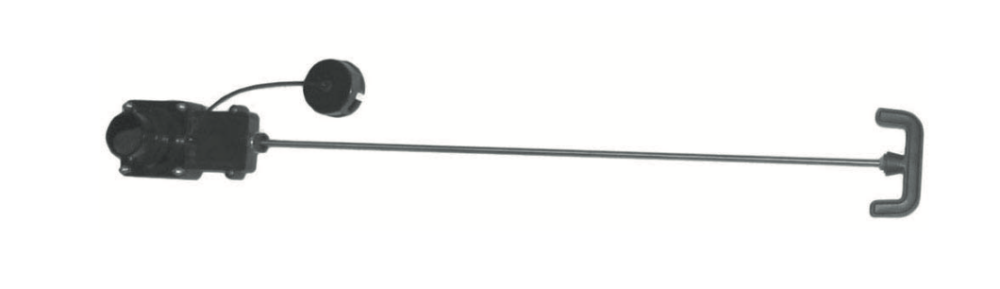 VALVOLA DI SCARICO DA 1"1/2 CON PROLUNGA ASTA (470mm)