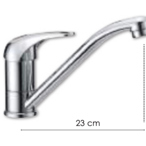 MISCELATORE CUCINA CANNA 230 mm GIREVEVOLE