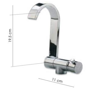 MISCELATORE CON CANNA PIATTA ABBATTIBILE