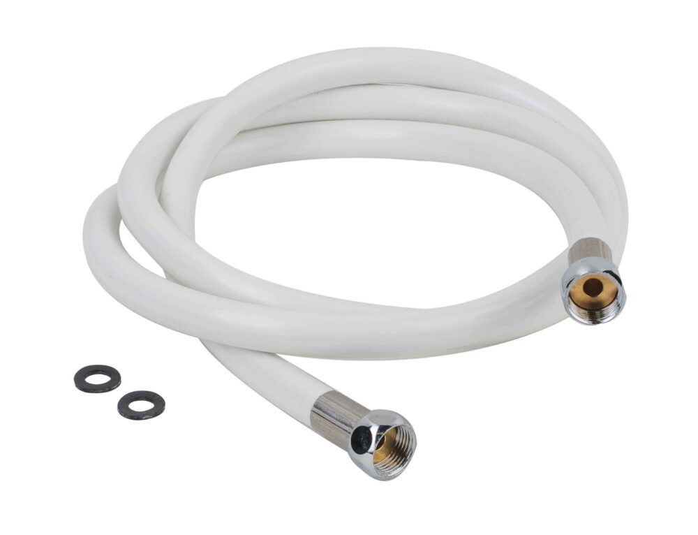 TUBO PVC 1,5 M ATTACCO 3/8" BIANCO