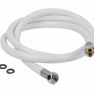 TUBO PVC 1,5 M ATTACCO 3/8" BIANCO