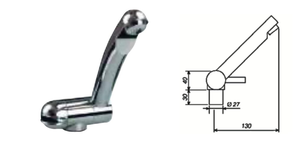 MISCELATORE MONOCOMANDO STYLE 3000 C/MICRO CROMATO