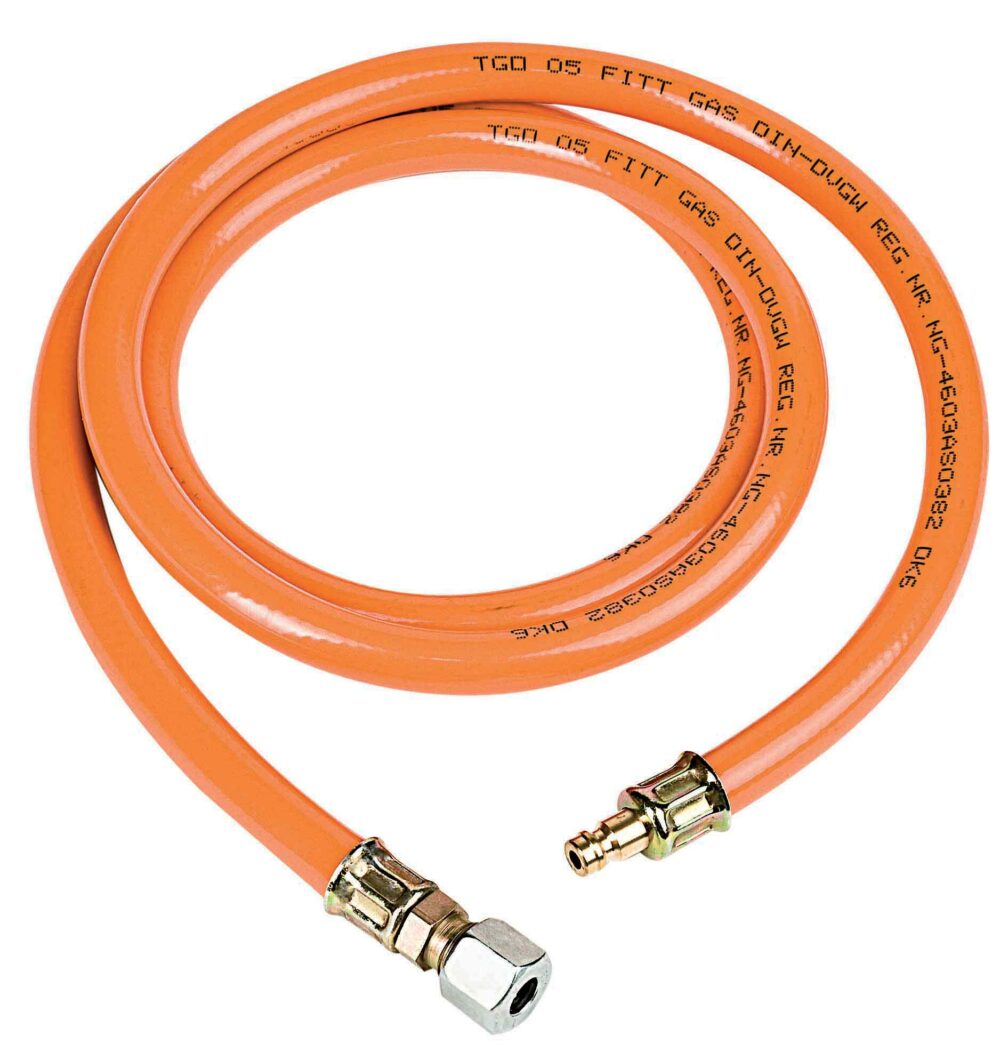TUBO GAS G1/4-ATT.RAPIDO 1,5 MT.