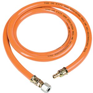 TUBO GAS G1/4-ATT.RAPIDO 1,5 MT.