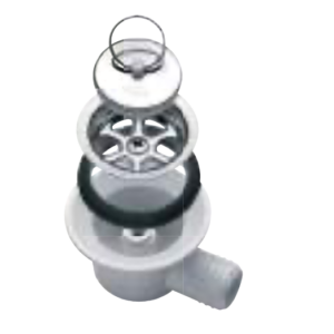 SIFONE SCARICO ANGOLATO DOMETIC D. 25 MM.