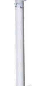 GAMBA PIEDE REG. SNODATA 720 MM. GRIGIO
