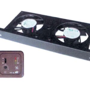 KIT 2 VENTOLE C/PLACCA COMANDO MARRONE