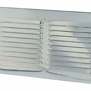 GRIGLIA IN ALLUMINIO 470x140mm DA APPOGGIO CON RETE ZANZARIERA