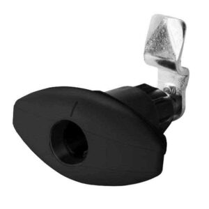 SERRATURA PORTELLONE ELLIPSE "CORTA" NERA PER ROTORI ZADI/STS