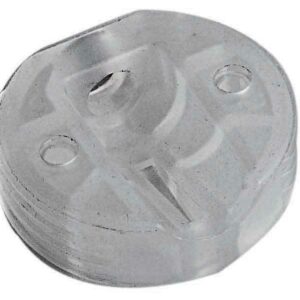 GUARNIZIONI FIANCO 2 FORI - 8,5 mm TRASPARENTE