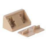 ANGOLARE PER MOBILI 4 FORI BEIGE (CO 50PZ)