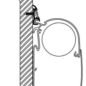 BARRA DI MONTAGGIO THULE LUXE (6 MT)
