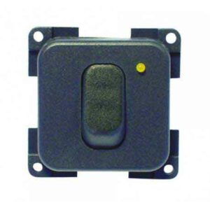 INTERRUTTORE 12V + LED GRIGIO