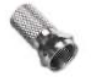 CONNETTORE "F" A VITE PER CAVO SAT DIAM. MAX 7mm