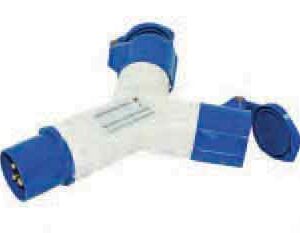 ADATTATORE CEE DOPPIO 220 V.