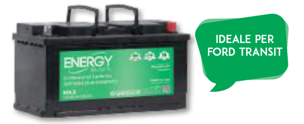 BATTERIA AVVIAMENTO RM 80/650 Ah TRANSIT