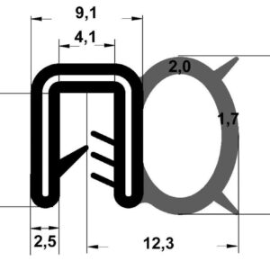 GUARNIZIONE INTERNA PORTE-PORTELLONI