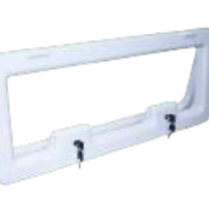 CORNICE PORTELLONE "ATHOS 800" 800x300 mm BIANCA CON SERRATURA