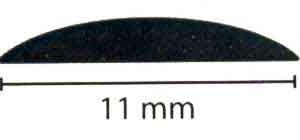 PROFILO COPRIVITE 11 MM BIANCO (120 MT)