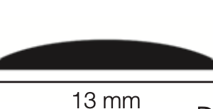 PROFILO COPRIVITE 13 MM NERO (120 MT)