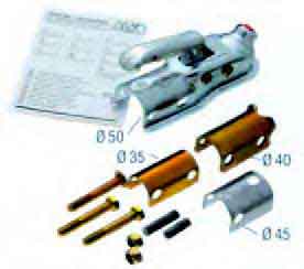 GIUNTO A SFERA AK 270 ATTACCO 50-45-40-35 con Soft Dock