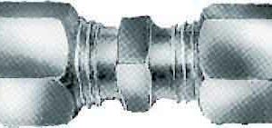 RACCORDO GAS DRITTO GL 8X8 ZINCATO