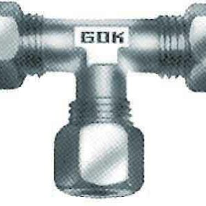 RACCORDO GAS A T TL 8X8X8 ZINCATO