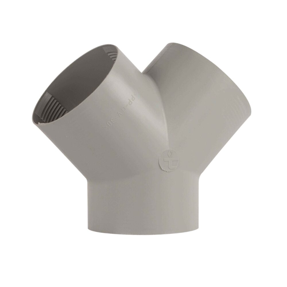 RACCORDO A Y VENTILAZIONE GRIGIO AGATA TRUMA