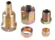 RACCORDO DRITTO X TUBO D.8MM E TUBO 1/4
