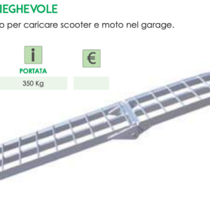 RAMPA ALU GARAGE PIEGHEVOLE X MOTO