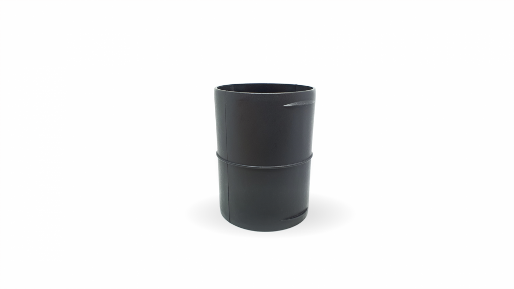 MANICOTTO AUTOTERM DI COLLEGAMENTO PER TUBO ISOTERMICO NERO ARIA CALDA Ø 60mm
