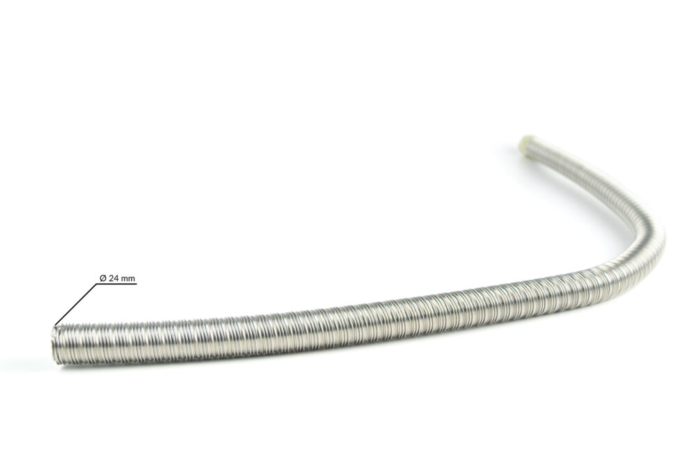 TUBO INOX GAS DI SCARICO AUTOTERM 2&4D Ø 24mm (FORNITO AL MT)