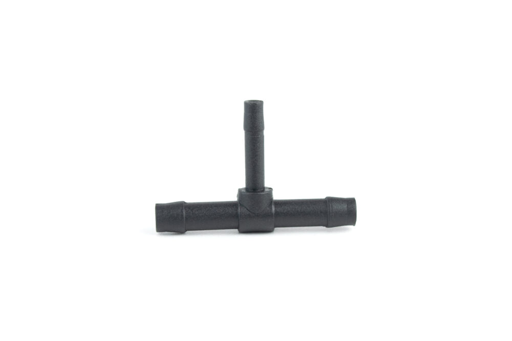 RACCORDO A "T" PLASTICA PER COLLEGAMENTO TUBO CARBURANTE DI RITORNO Ø 8 x5.3x 8 mm AUTOTERM