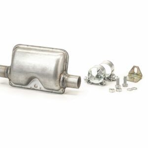 MARMITTA/SILENZIATORE USCITE Ø 24mm CON KIT DI MONTAGGIO X RISCALDATORI AUTOTERM 2&4D
