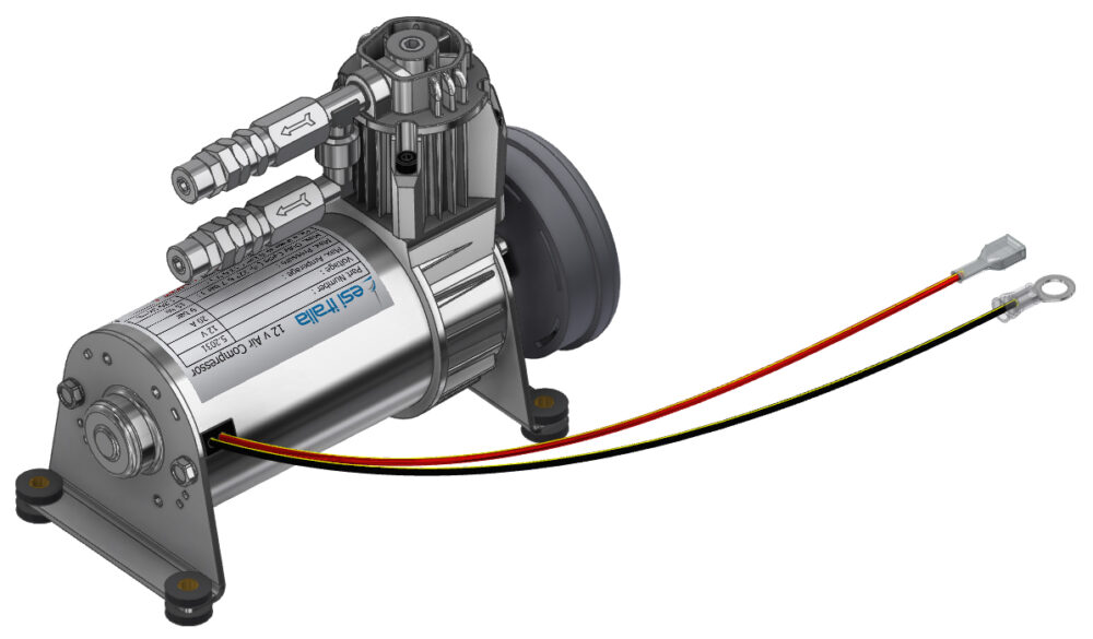 KIT AGGIUNTIVO A 12 VOLT DI GONFIAGGIO MANUALE PER KIT SOSPENSIONI AD ARIA TOP DRIVE