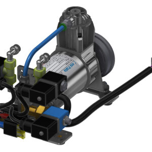 KIT AGGIUNTIVO A 12 VOLT DI GONFIAGGIO / SGONFIAGGIO DIFFERENZIATO DX/SX PER KIT SOSPENSIONI AD ARIA TOP DRIVE