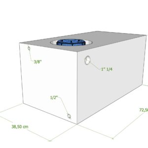 SERBATOIO 95 L 73x39x34 cm