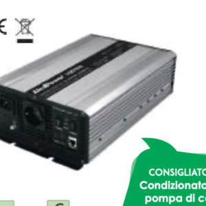 INVERTER 12V>220V 2000W SINUSOIDALE PURA CON COMMUTAZIONE AUTOMATICA + CARICA BATTERIA 10A & FUNZIONE UPS