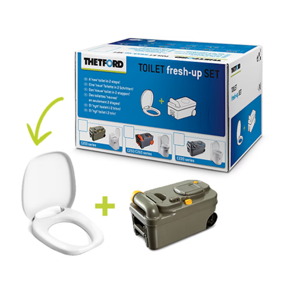 KIT FRESH UP SET TOILET C200 C/RUOTE THETFORD