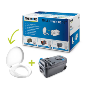 KIT FRESH UP SET TOILET C220 C/RUOTE THETFORD