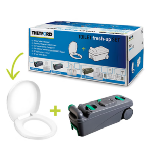 KIT FRESH UP SET TOILET C500 C/RUOTE THETFORD