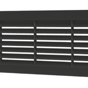 AERATORE DA INCASSO 370X130 mm NERO RAL 9011