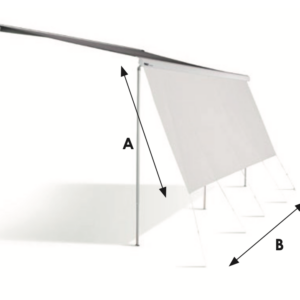 @SUN+RAIN BLOCKER 2,4x1,4 M. TELO PVC