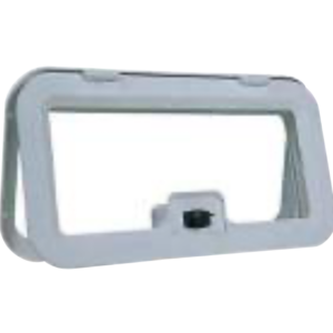 CORNICE PORTELLONE " EDU 575 " 552X277 mm BIANCA CON SERRATURA