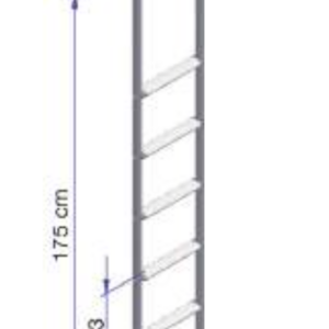 SCALETTA THULE 5 GRADINI LUNGH. 175CM DA INTERNO