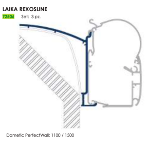 ADAPTER LAIKA ECOVIP7-KREOS 9-REXOSLINE PER DOMETIC PW1100/1500 (SET X 3 PCS)
