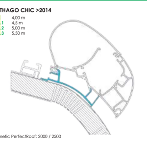 ADAPTER CARTHAGO CHIC>'14 DA 4,00 MT PER DOMETIC PR2000/2500